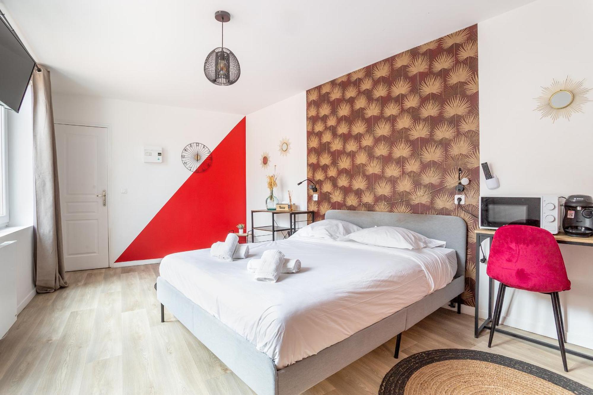 S&K Suite Grande Rue Roubaix - Chambre Spacieuse Et Sdb Privee - Netflix Et Cuisine Dış mekan fotoğraf